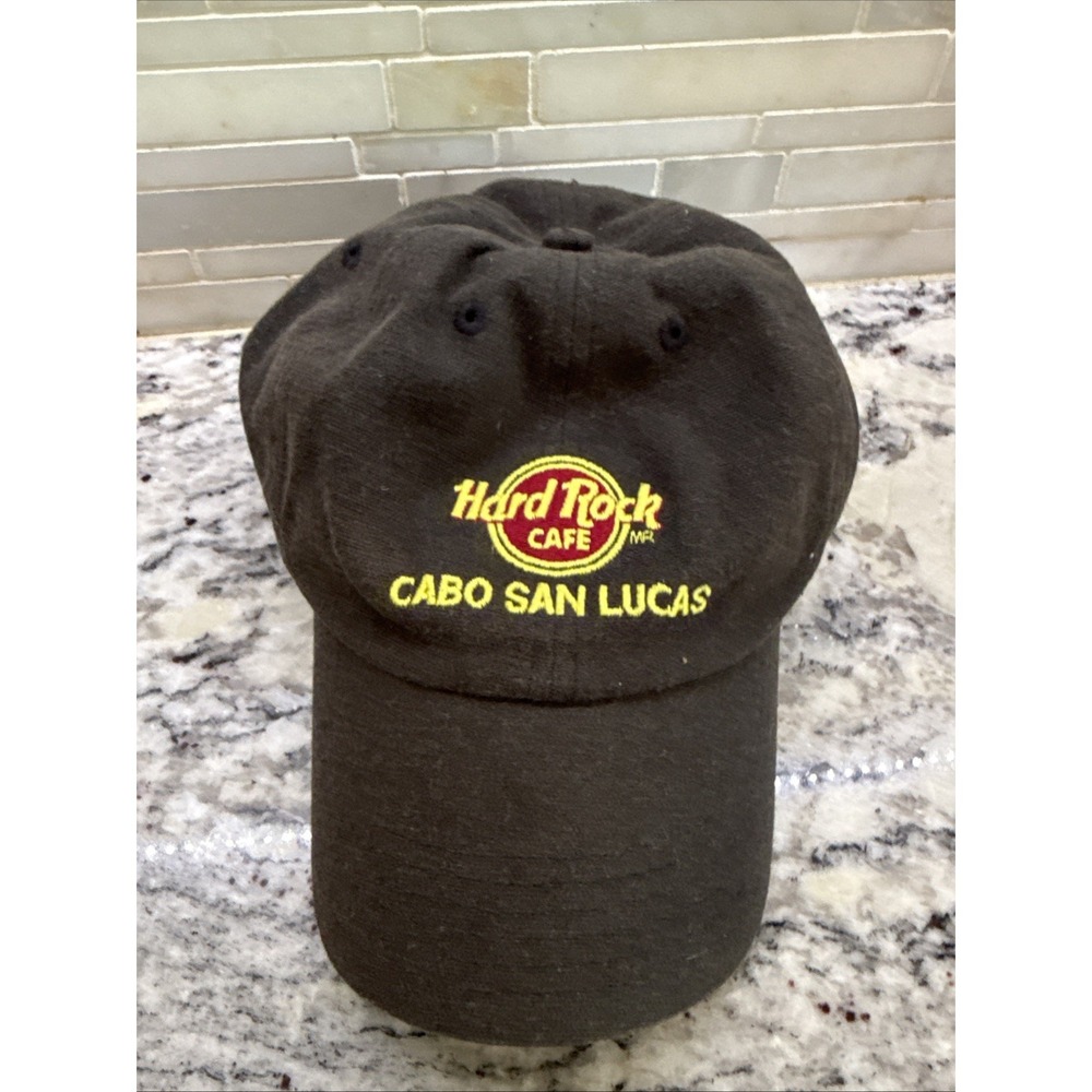 New Hard Rock Cafe Cabo San Lucas Black Hat Flex Fit Sz oSFA